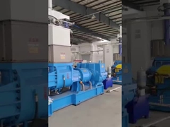 عجن مطاطي بغطاء ضغط هيدروليكي مزدوج